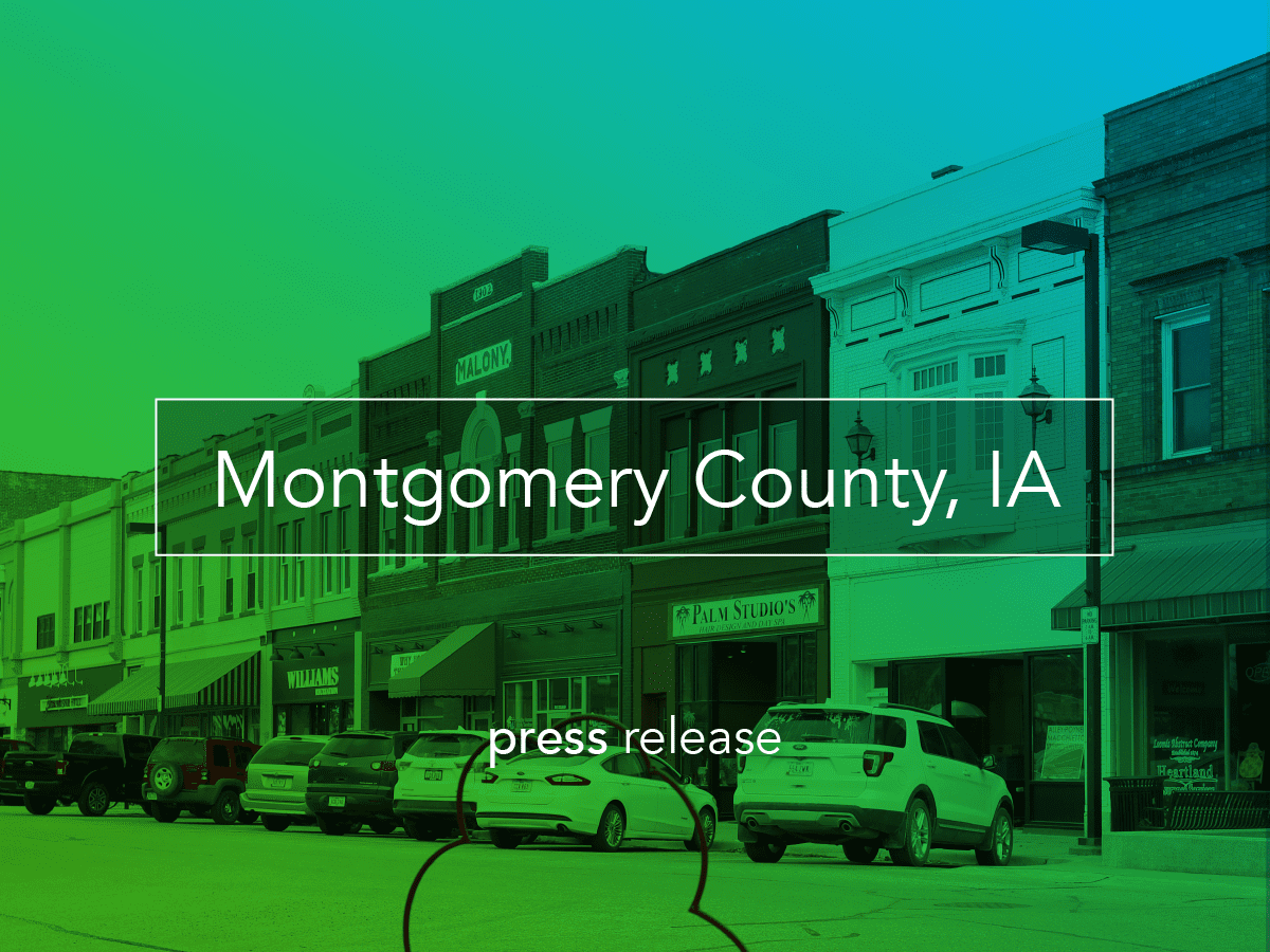 Montgomery County, Iowa Selects Retail Strategies to Drive Retail