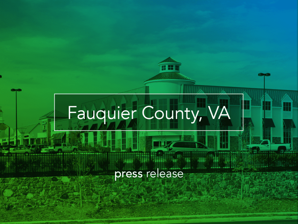 Faquier County, Virginia Press Release