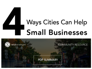 4 ways cities can help small businesses