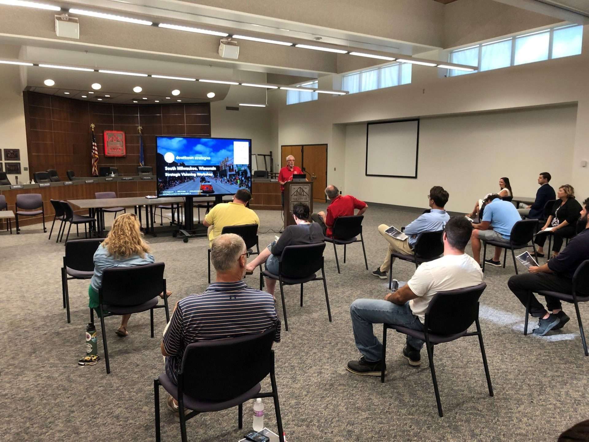 Strategic visioning workshop in market